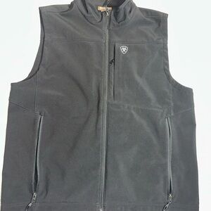 Ariat Men's Charcoal Softshell Vest